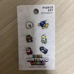ピアスセット　USJ ユニバ　マリオ　ニンテンドーワールド