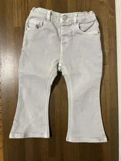 zara ライトグレー フレアパンツ 18-24ヶ月