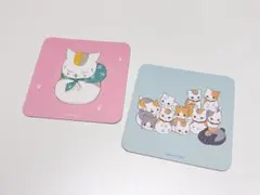 夏目友人帳 コラボカフェ 特典コースター ニャンコ先生 2種 - メルカリ