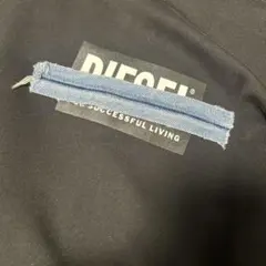 M*N様 DIESEL デニム装飾 ブラック パーカー