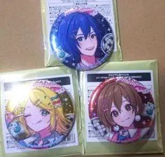 プロセカ メロパレ 缶バッジ KAITO 鏡音リン MEIKO ホロ缶