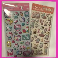 大人気！ポップデコパーティーラメきらクリスタルキティ＆サンリオキャラぷくっと