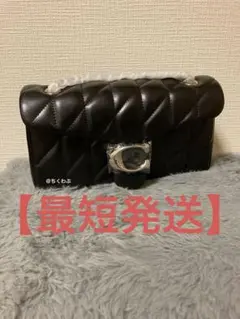 COACH タビー ショルダー バッグ 26・キルティングシルバー金具CP150