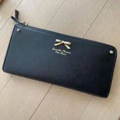 Samantha Thavasa Petit Choice 本革黒長財布