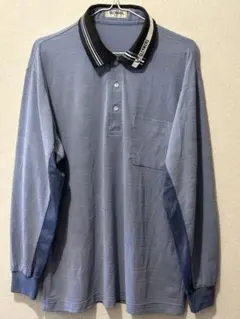 GLENMORO グレンモーロ 長袖 ポロシャツ LL ブルー