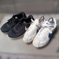Nike スニーカー 2足セット ホワイト/ブルー ブラック