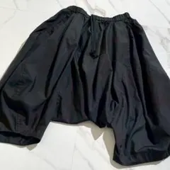 ブラックコムデギャルソン ポリエステル縮絨 寅壱パンツ バルーン