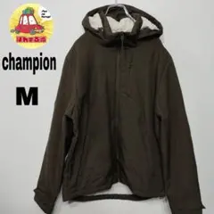 usa古着 champion ナイロンボアジャケット　M グリーン