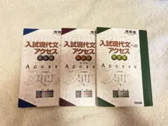 入試現代文 アクセス 3冊セット