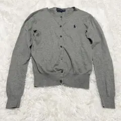 ポロラルフローレン カーディガン PIMA COTTON 綿 ロゴ 刺繍 ポニー