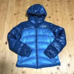 THE NORTH FACE ダウンジャケット L 青 アコンカグアフーディー
