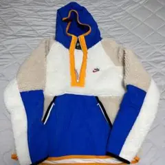 Nike フリースジャケット M ホワイト/ブルー/オレンジ限定品