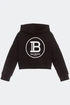 BALMAIN PARIS ロゴ パーカー ブラック