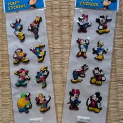 Disney パフィーステッカー シール 2枚セット