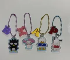 サンリオキャラクターズツインチャーム 　4個セット