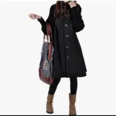 ほつれあり コート 冬服 カジュアル 体型カバーのサムネイル