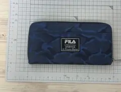 FILA 長財布 カモフラ柄 ラウンドファスナー