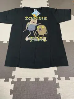 アドベンチャータイム 半袖Tシャツ レディースM ライトブルー フィン ジェイク アドベンチャータイム 半袖Tシャツ レディースM ライトブルー フィン