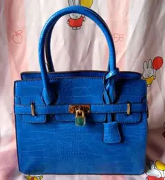 ＊cat allamanda＊クロコ型押し＊金具＊ベルトハンドバッグ＊