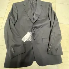 ユニクロ　黒 ストレッチウールスリムジャケット 新品タグ付き