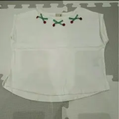 キッズ 100 Tシャツ 半袖 プティマイン 綿100% チェリー さくらんぼ