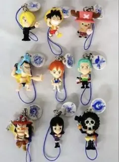 ★ワンピース オリジナルフィギュアストラップ 9体セット 非売品 限定品 レア