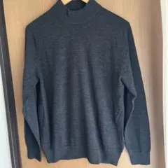 ダークグレー タートルネックセーター Mサイズ