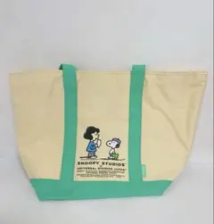 【未使用】SNOOPY スヌーピー保冷トートバッグ　グリーン　即発送