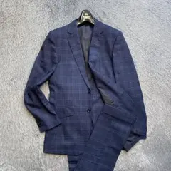 チェックスーツ