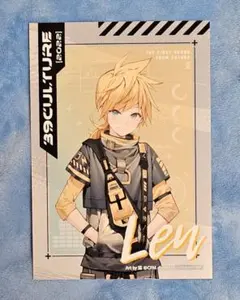 鏡音レン　ブロマイド　特典　39カルチャー　初音ミク