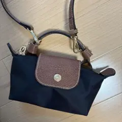 ロンシャン　xsショルダーバッグ　ブラック