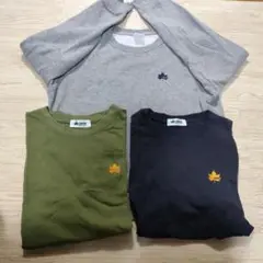LOGOSの長袖スウェットとTシャツセット