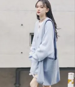 ライトブルー フィクルベベ FickleBebe ショルダーバッグ