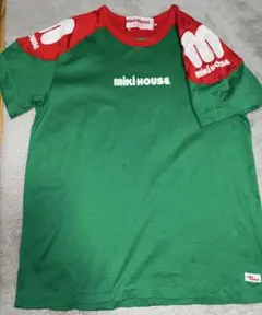 ミキハウス MIKI HOUSE メンズ Tシャツ グリーン レッドのサムネイル
