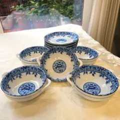 昭和レトロ】SHOZANEN 唐子 染付どんぶり 小鉢 計40点 刺身皿 - メルカリ