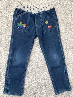 【お値下げしました】ミキハウス　パンツ　デニム　90センチ