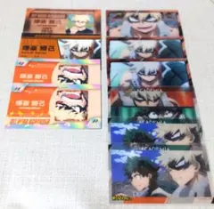 ヒロアカ 緑谷出久 爆豪勝己 ジャンプ slimクリアカード