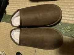 GU メンズ　ブラウン ムートンブーツ