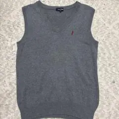 EAST BOY グレー ベスト Vネック 160