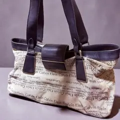 Calvin Klein ロゴ柄 キャンバス トートバッグのサムネイル