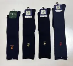 ポロクラブ ハイソックス 紺