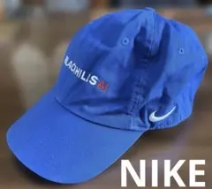 00s NIKE ナイキ アメリカ企業 ヴィンテージキャップ 青色