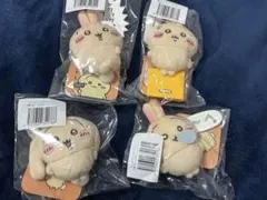 うさぎだらけくじ ちいかわ うさぎ ぬいぐるみバッジ4つセット