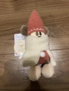 ディズニー　クリスマス2025 リルリンリン　ぬいぐるみチャーム　赤