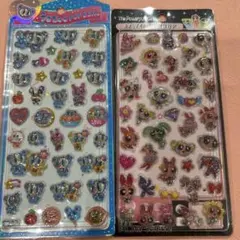 2枚セット　パワパフ　エンジェルブルー　うるちゅるシール