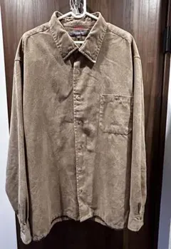 Craft & Barrow 長袖シャツ XL 茶色