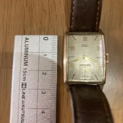 1940-50年代】ロードエルジン 14KGF スモセコ 手巻きレクタンギュラー