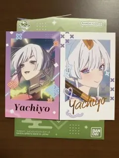 一番くじちょこっと 超かぐや姫！ D賞フチ付きミニブロマイド 2枚セット ヤチヨ