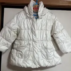 ホワイト フード付きジャケット