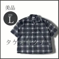 タケオキクチ【tk.takeo kikuchi】開襟アロハシャツ L 美品のサムネイル